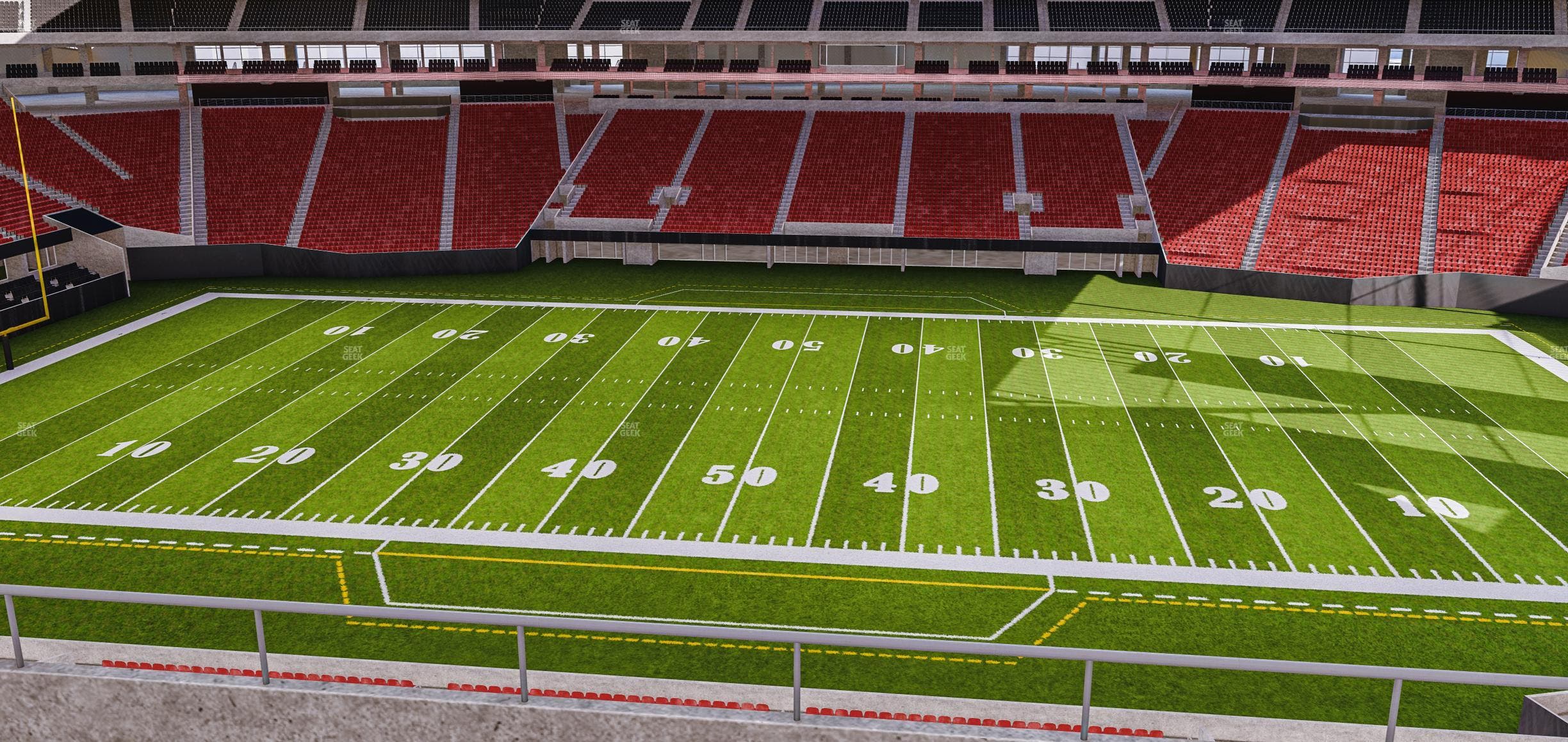 Mercedes-Benz Stadium - Section Club 210 Seat View