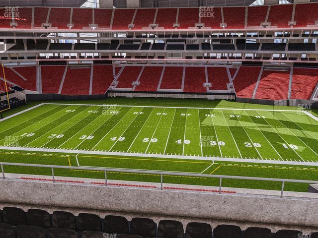 Mercedes-Benz Stadium - Section Club 210 Seat View