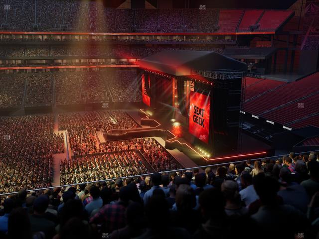 Mercedes-Benz Stadium - Section Club 210 Seat View