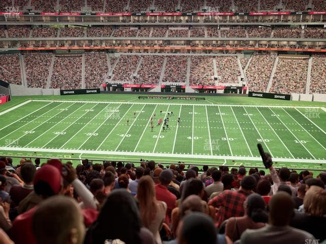 Mercedes-Benz Stadium - Section Club 210 Seat View