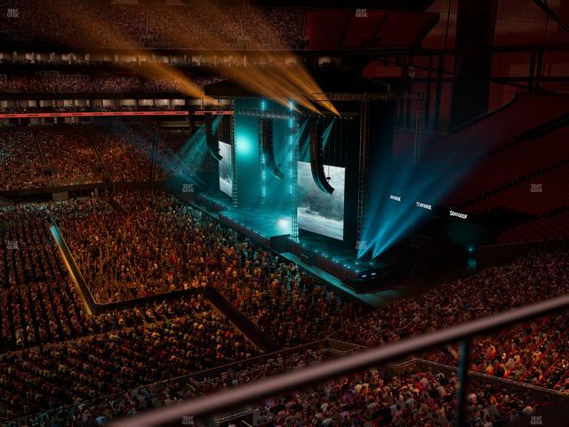 Mercedes-Benz Stadium - Section Club 210 Seat View