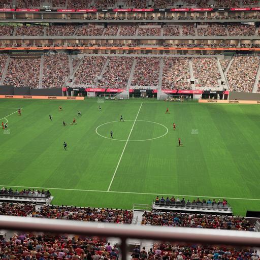 Mercedes-Benz Stadium - Section Club 210 Seat View