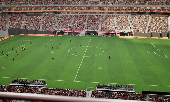 Mercedes-Benz Stadium - Section Club 210 Seat View