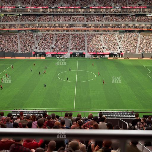 Mercedes-Benz Stadium - Section Club 211 Seat View