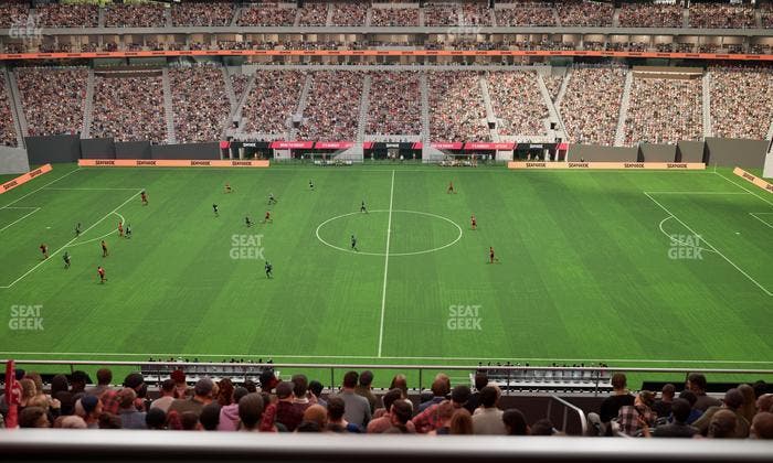Mercedes-Benz Stadium - Section Club 211 Seat View