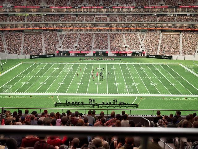 Mercedes-Benz Stadium - Section Club 211 Seat View