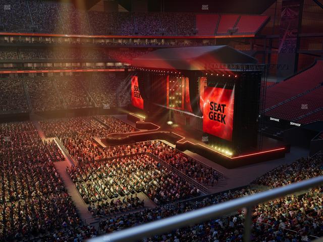 Mercedes-Benz Stadium - Section Club 211 Seat View