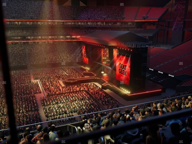 Mercedes-Benz Stadium - Section Club 211 Seat View