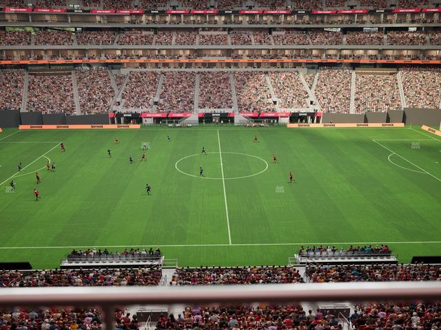 Mercedes-Benz Stadium - Section Club 211 Seat View