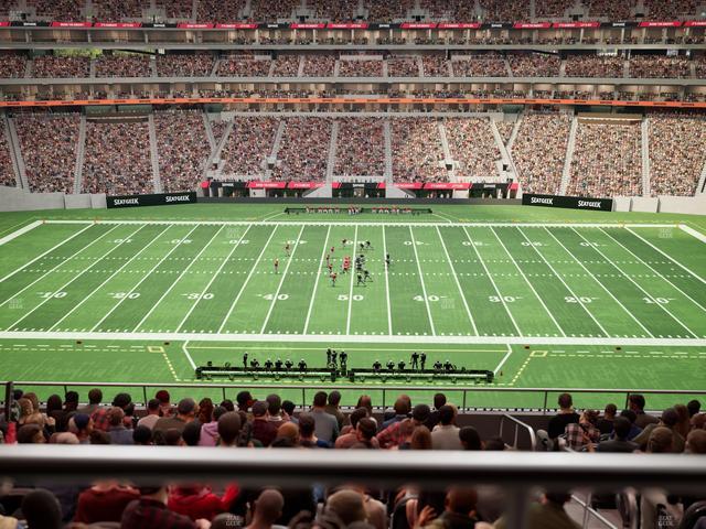 Mercedes-Benz Stadium - Section Club 211 Seat View