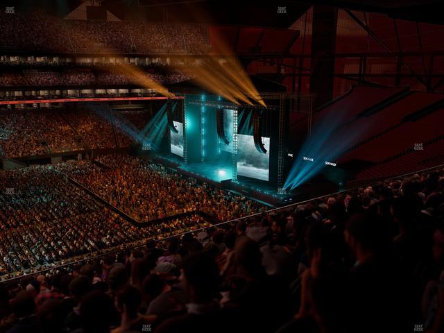 Mercedes-Benz Stadium - Section Club 212 Seat View