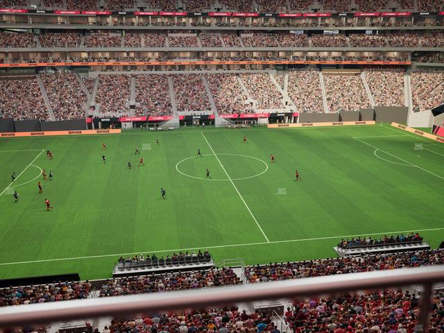 Mercedes-Benz Stadium - Section Club 212 Seat View