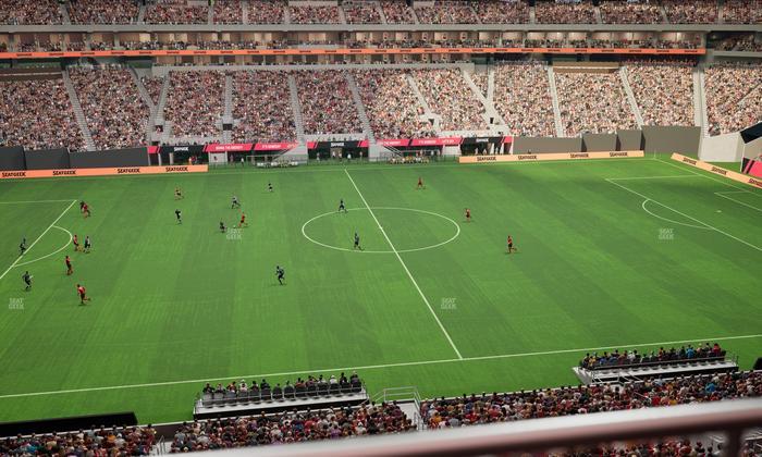 Mercedes-Benz Stadium - Section Club 212 Seat View