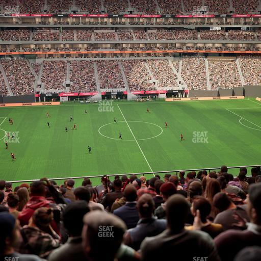 Mercedes-Benz Stadium - Section Club 212 Seat View