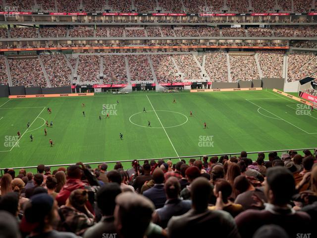 Mercedes-Benz Stadium - Section Club 212 Seat View