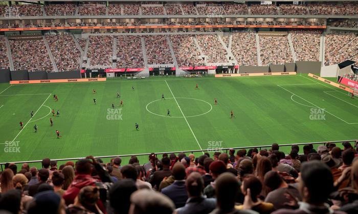 Mercedes-Benz Stadium - Section Club 212 Seat View