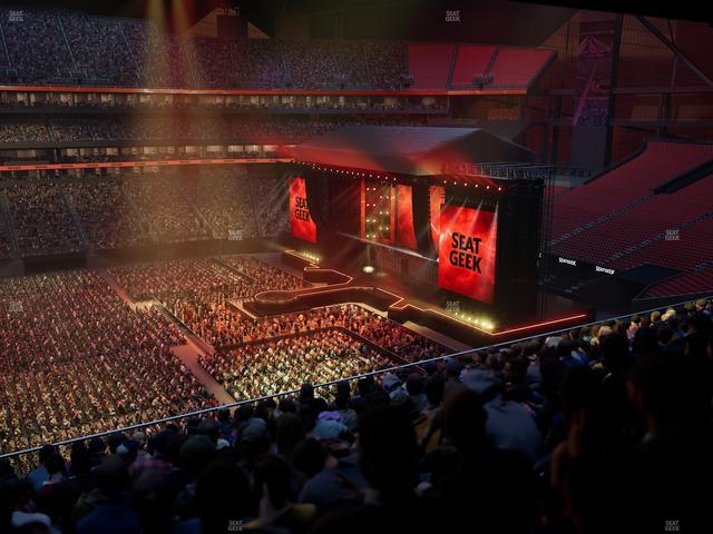 Mercedes-Benz Stadium - Section Club 212 Seat View