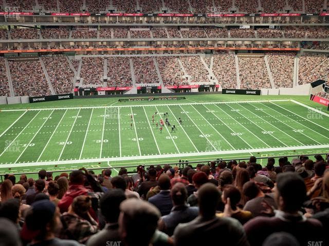 Mercedes-Benz Stadium - Section Club 212 Seat View