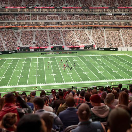 Mercedes-Benz Stadium - Section Club 212 Seat View