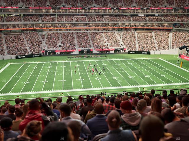 Mercedes-Benz Stadium - Section Club 212 Seat View