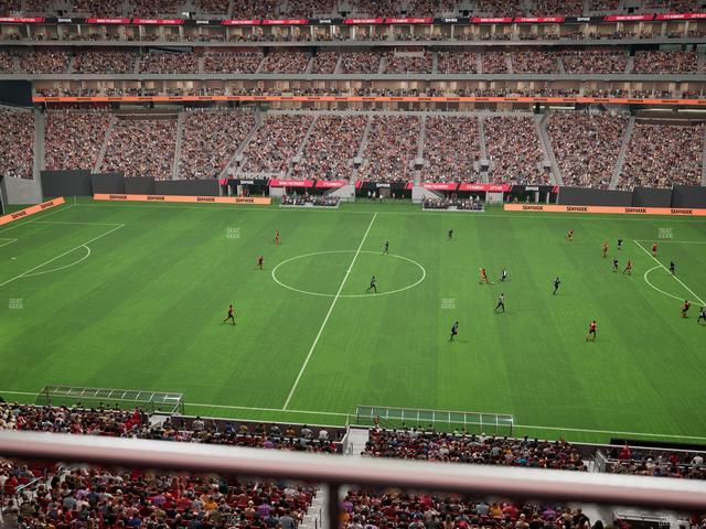 Mercedes-Benz Stadium - Section Club 236 Seat View