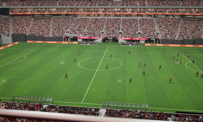 Mercedes-Benz Stadium - Section Club 236 Seat View