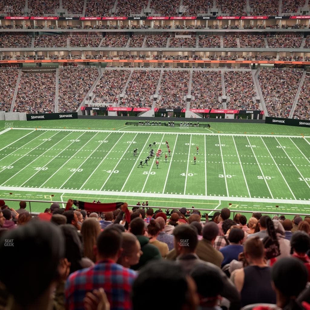 Mercedes-Benz Stadium - Section Club 236 Seat View