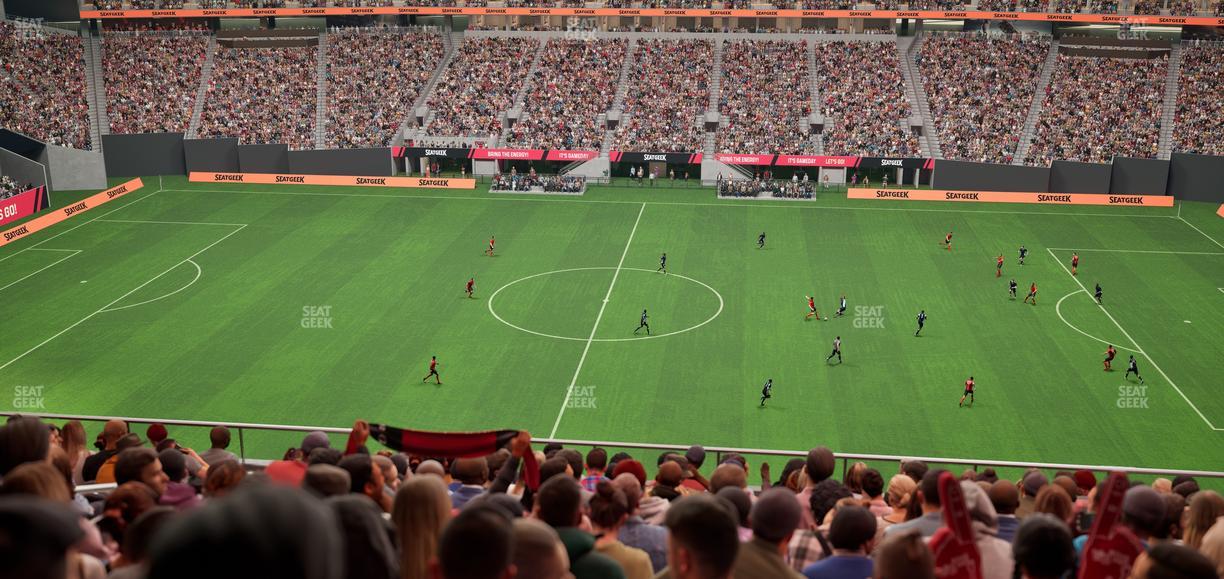 Mercedes-Benz Stadium - Section Club 236 Seat View