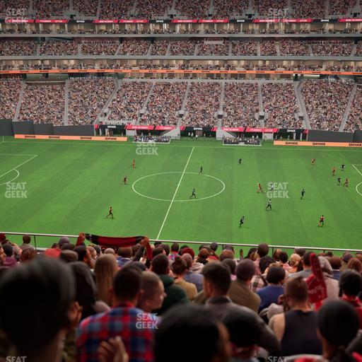 Mercedes-Benz Stadium - Section Club 236 Seat View