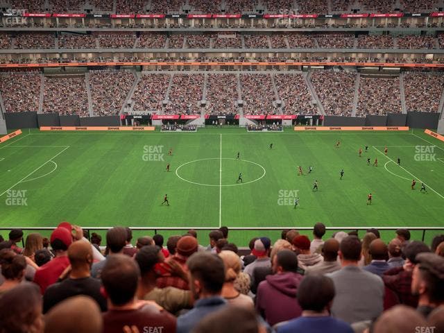 Mercedes-Benz Stadium - Section Club 237 Seat View