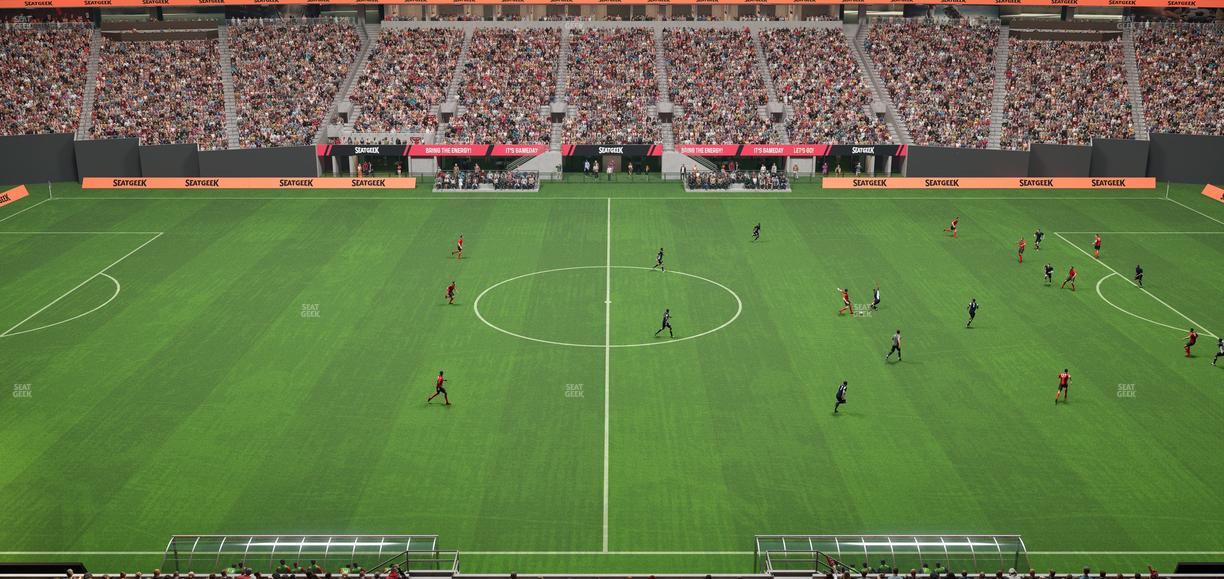 Mercedes-Benz Stadium - Section Club 237 Seat View