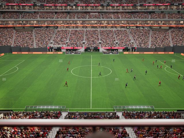 Mercedes-Benz Stadium - Section Club 237 Seat View