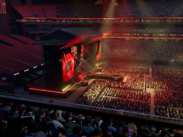 Mercedes-Benz Stadium - Section Club 238 Seat View