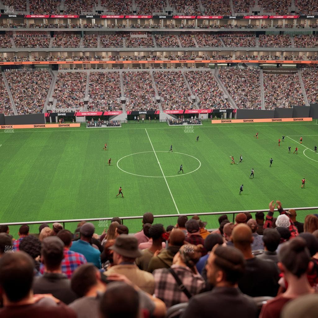 Mercedes-Benz Stadium - Section Club 238 Seat View