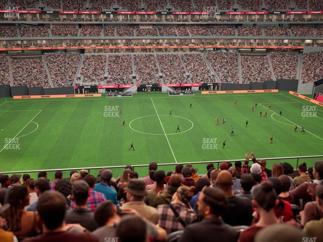 Mercedes-Benz Stadium - Section Club 238 Seat View