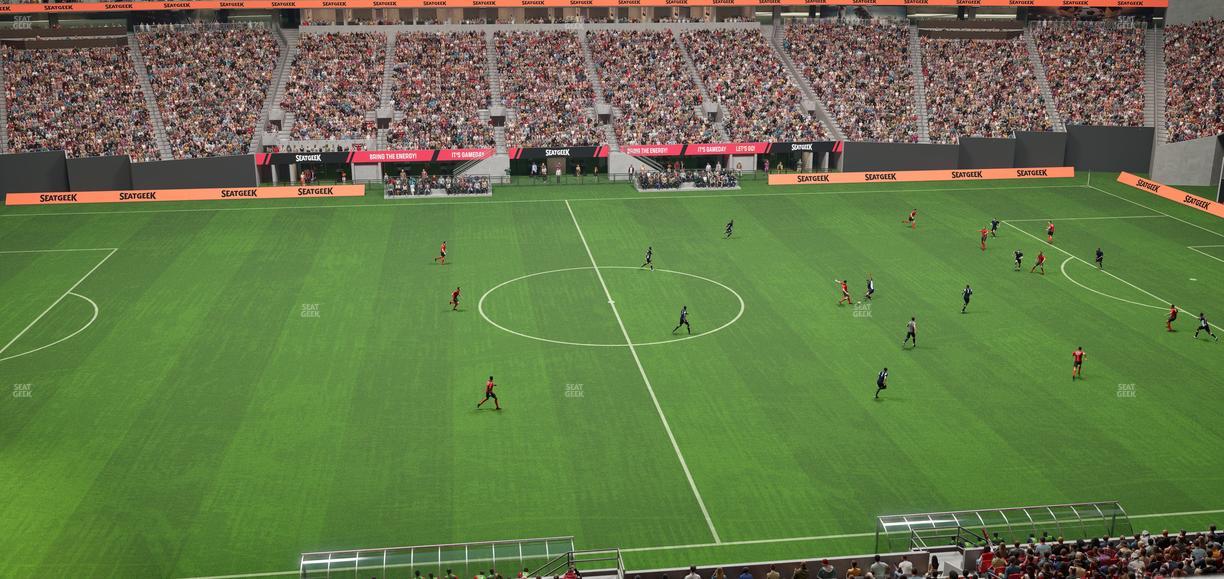 Mercedes-Benz Stadium - Section Club 238 Seat View