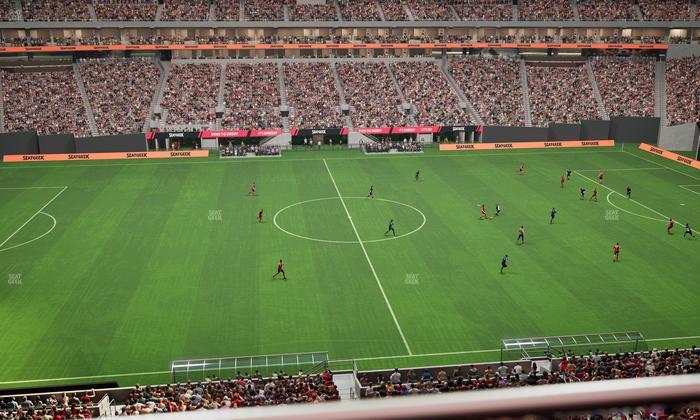 Mercedes-Benz Stadium - Section Club 238 Seat View