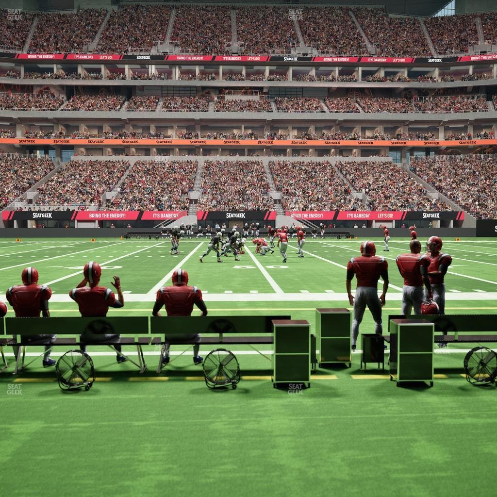 Mercedes-Benz Stadium - Section Delta Sky360 Club Lounge Seat View