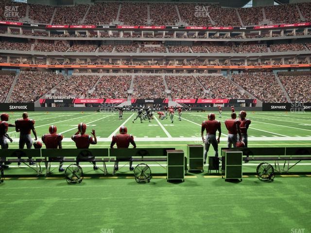 Mercedes-Benz Stadium - Section Delta Sky360 Club Lounge Seat View