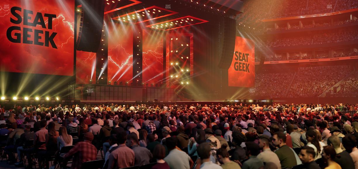 Mercedes-Benz Stadium - Section Delta Sky360 Club Lounge Seat View