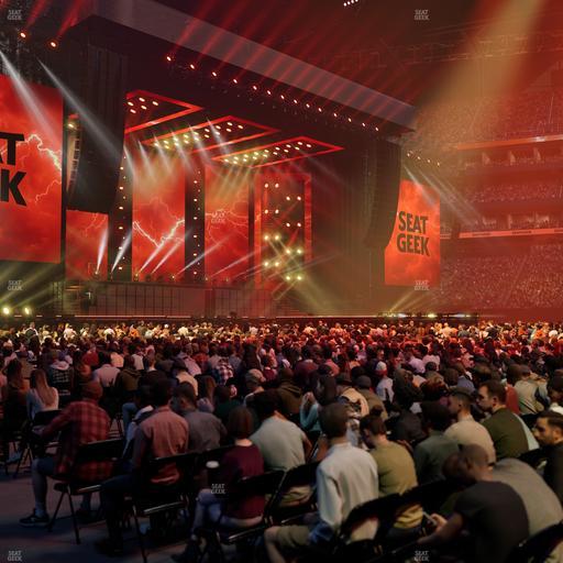 Mercedes-Benz Stadium - Section Delta Sky360 Club Lounge Seat View