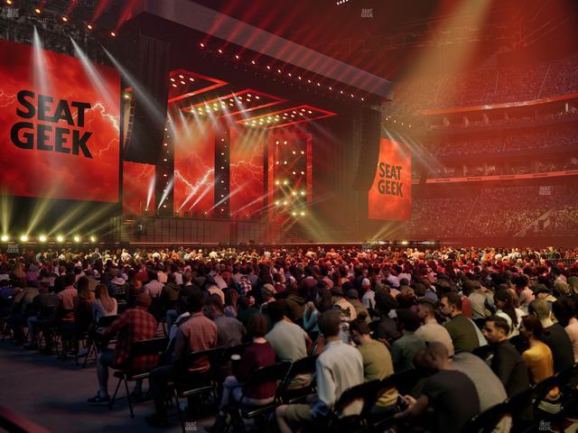 Mercedes-Benz Stadium - Section Delta Sky360 Club Lounge Seat View