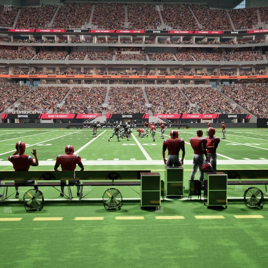 Mercedes-Benz Stadium - Section Delta Sky360 Club Lounge Seat View