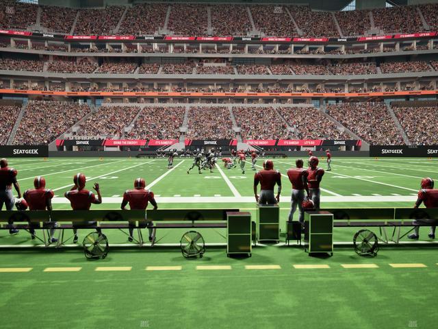 Mercedes-Benz Stadium - Section Delta Sky360 Club Lounge Seat View