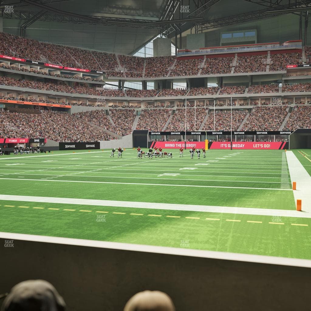 Mercedes-Benz Stadium - Section East Field Suite 1 Seat View