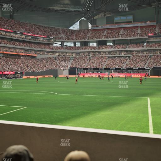 Mercedes-Benz Stadium - Section East Field Suite 1 Seat View