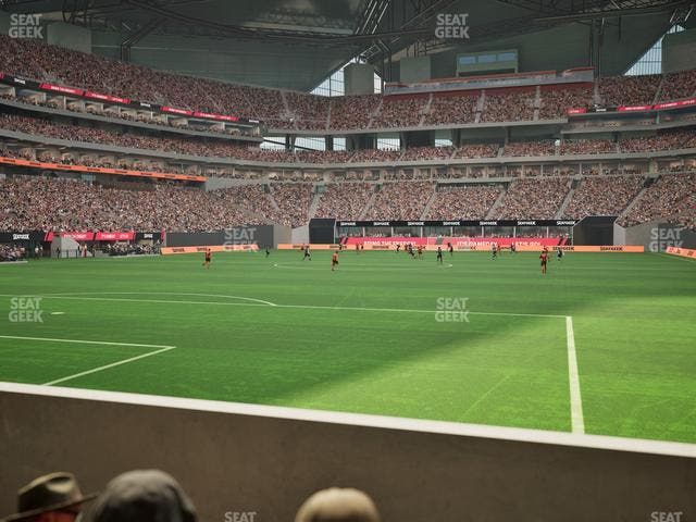 Mercedes-Benz Stadium - Section East Field Suite 1 Seat View