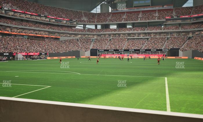 Mercedes-Benz Stadium - Section East Field Suite 1 Seat View