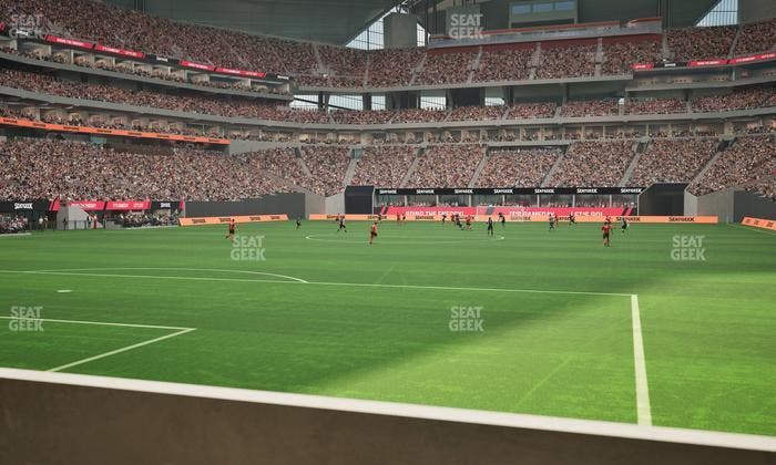 Mercedes-Benz Stadium - Section East Field Suite 1 Seat View