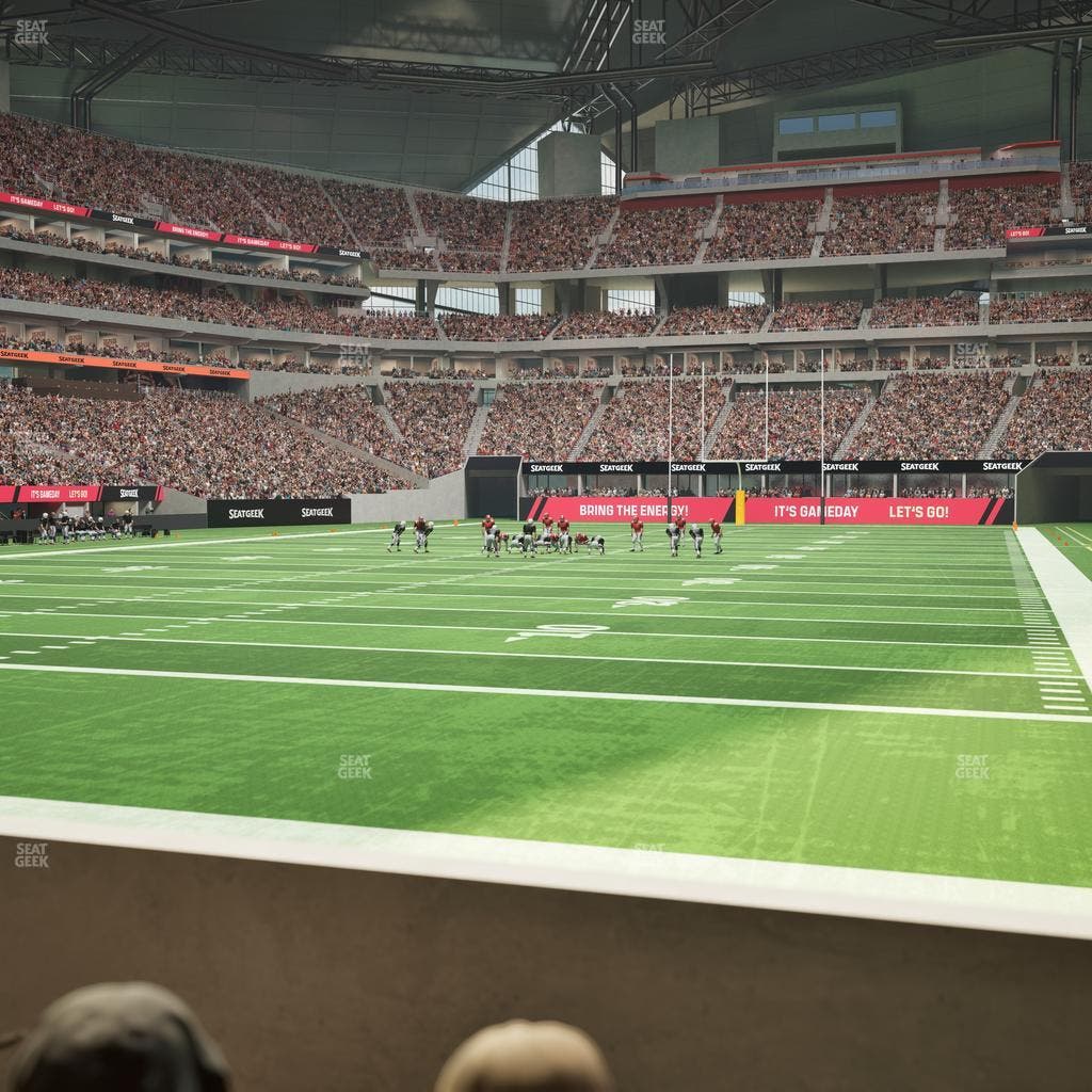 Mercedes-Benz Stadium - Section East Field Suite 1 Seat View